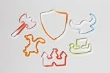 Zany Bandz Shaped Rubber Bands Bracelets 24Pack Dragonz Glows In The Dark!