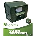 Yard Sentinel RC - Pest Animal Control Repeller with Motion Detector, 4 Key Remote, Strobe & Intruder Alarm