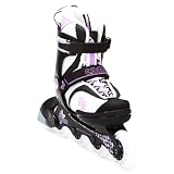 K2 Sports Junior Charm 2012 Fitness Inline Skates (White/Black/Purple, 1-5/Medium)