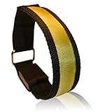 LED Armband Safety Lights for Runners Walking Cycling | Improves Personal Visibility | 8 Color Choices | Festivals, Concerts, and Keeping the Kids Safe Outdoors- 3 Blinking Modes (Yellow)