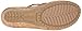 crocs Women's 200414 A-Leigh Leather Slide Sandal, Cocoa/Gold, 10 M US