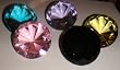 Grosser Glasdiamant 8cm t�rkis