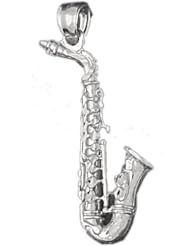 CleverSilvers Sterling Silver Charm 3-D Musical Instruments