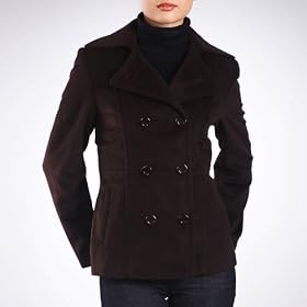 Jessie G. Women's Double Breasted Pea Coat