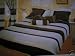 7 PCS Full Sage Micro Suede Striped Design Comforter
