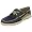SPERRY BLUEFISH 2 EYE NAVY DEER WOMENS BALLERINAS Size 7M