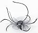 Fascinator Hat with Headband for Women Lady Grey