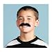 Self Adhesive MUSTACHES fake costume fun halloween - Big Set of 36
