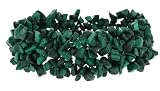 5 Strand Stretch Chip Bracelet - Malachite