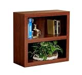 RUSH Bookcase, 29.5 in, Charles Harris, Dark Cherry finish, 29.5H x 30W x 12.62D