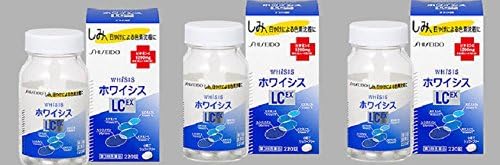 "New"shiseido Whisis Lcex 220 Whitening Tablets 3 Bottles