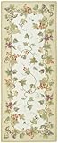 Flora Safavieh Chelsea Hand-hooked Rug Extra Wide 3' x 8' Runner Ivory