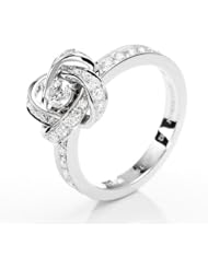 Boucheron Fine Womens Ring 18K White Gold Ava Pivoine JSL00101-53