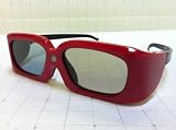 Future Cinema Eagle 510 - Red 3D DLP Link Active Shutter Rechargeable Glasses for 3D Ready Projectors, Mitsubishi and Samsung DLP Link TV's