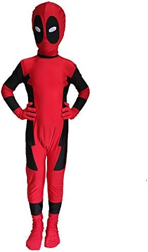 Westview Costume Kids Deadpool Costume Superhero Costume Full Body For Kids (Kids-S)