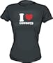 I heart (LOVE) Cowboys Women's tee Shirt in 6 Colors Small thru XL