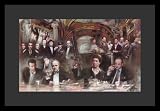 Godfather Goodfellas Sopranos Heat Scarface Art Framed & Matted Poster Print - 16 X 20