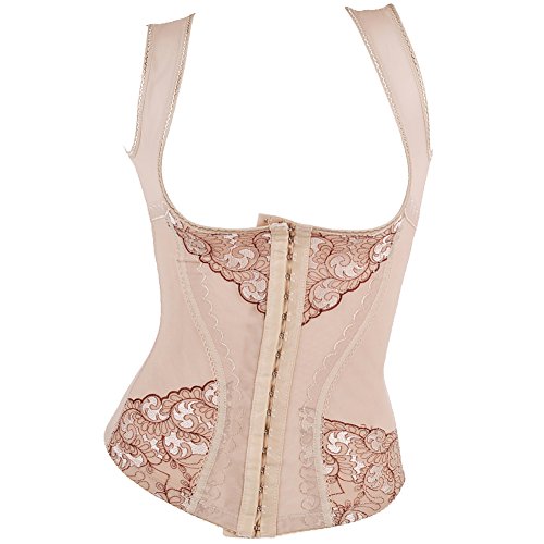 Shymay Women's Waist Cincher Firm Compression Shapewear Bustier Body Shaper