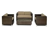 Li-Lo Leisure Lima Sofa Set (4 Pieces)