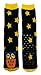 Tubular Owl and Stars Non-Skid Slipper Socks by K. Bell - Size 9 - 11