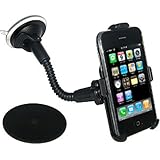 Amzer 8-Inch Gooseneck Vehicle Mount for iPhone, iPhone 3G, iPhone 3G S (Bl ....