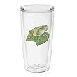 Garden Frog 16 oz Insulated Beverage Tumbler, Clear