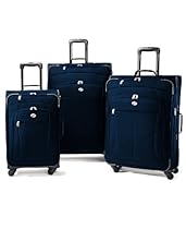 American Tourister At Pop Three-Piece Spinner Set, Navy, One Size
