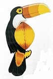 17" HONEYCOMB TOUCAN PARTY DECORATION HAWAIIAN LUAU