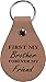 First My Brother Forever My Friend Leather Key Chain - Great Gift for Birthday for Brother, Brothers