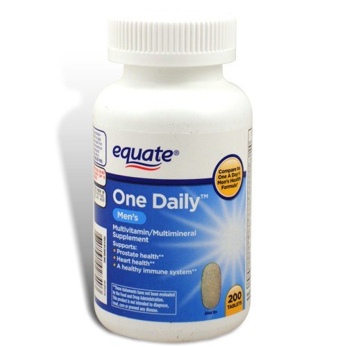 Equate Men's Health Formula One Daily With Lycopene Dietary Supplement 200 ct