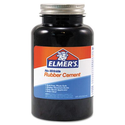 Rubber Cement, 8oz, Repositionable Rubber Cement 
Rubber Cement, 8oz, Repositionable Rubber Cement