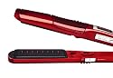 Infiniti by Conair SS9 1 1/2" Nano Silver Steam Straightner, Red