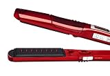 Infiniti by Conair SS9 1 1/2" Nano Silver Steam Straightner, Red