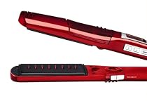 Infiniti by Conair SS9 1 1/2" Nano Silver Steam Straightner, Red