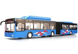  Blue 1:43 TB Alloy / Plastic City Express City Bus Model For Collection Toys Game
