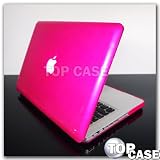 TopCase Metallic Solid Hot Pink Hard Case Cover for Macbook Pro 13 A1278 with Free Mouse Pad