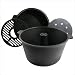 9.5 qt cast iron roaster