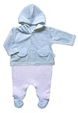Pull Toys Teddy Bear Footie and Cardigan Set