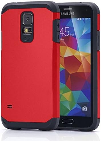 Samsung Galaxy S5:: Tough Protective Cases - Red
