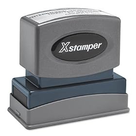 Bus Address Pre-Ink Stamp, 1-5 Line,32 Max Char,5/8x2-7/16