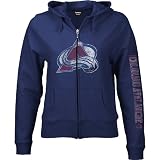 Colorado Avalanche Women's Ginormous Logo Full Zip Hooded Sweatshirt