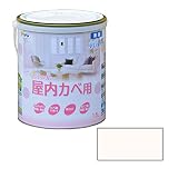 アサヒペン:New水性インテリア 屋内カベ 1.6L ホワイトピンク 9017665