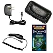 Cell Phone Accessories Bundle for T-Mobile Samsung SGH-T239 (Includes; Premium Leather Side Carry Case, Rapid Car Charger cla, Travel Home Wall Charger, Generation X Antenna Booster)