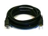 HDMI to HDMI CL2 Rated M-F Extension Cable (24AWG) - 10ft (Gold Plated Connectors)