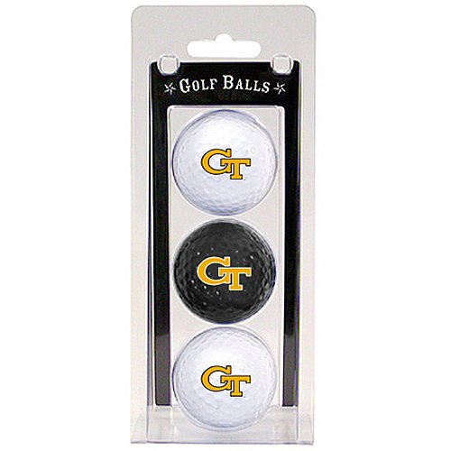 Georgia Tech Yellow Jackets Pack Of 3 Golf Balls From Team Golf