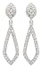 CZ Cut Out Earrings
