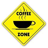 COFFEE ZONE Sign new novelty shop beans cups gift 41SrYlU6AuL. SL160 COFFEE ZONE Sign new novelty shop beans cups gift