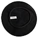 Parkhurst 11 1/2 Inch Cotton Beret Black