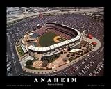 Unframed Angel Stadium Los Angeles Angels of Anaheim Large Aerial Print
