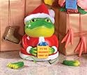 Christmas Frog Shelf Sitter